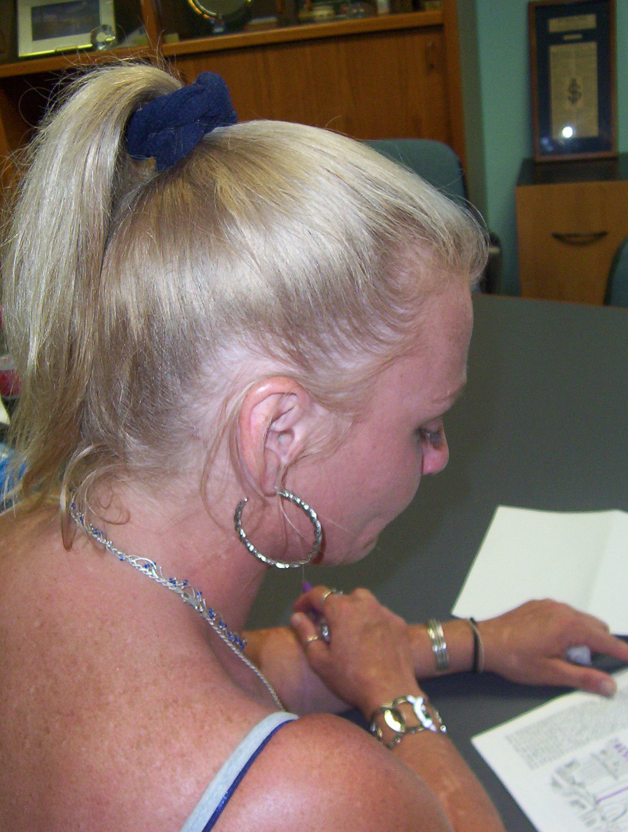 Sharon in a CLTL class in Lowell Massachusetts