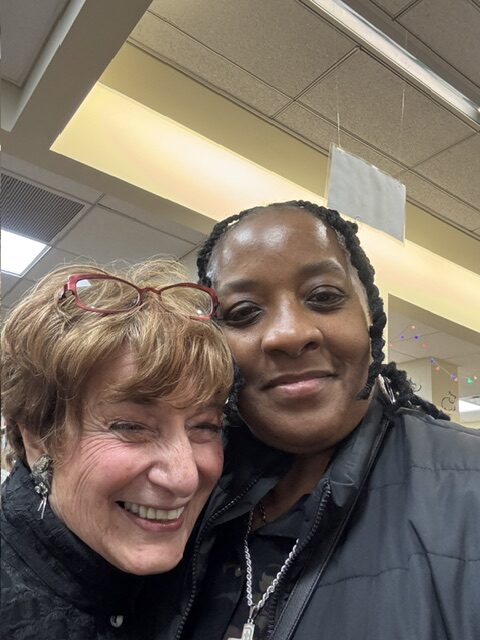 Jean Trounstine with Angelia Jefferson at Porter Square Books